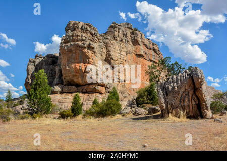 Taylors Rock nella dichiarazione falesia area del monte Arapiles parco dello stato di Victoria, Australia. Foto Stock