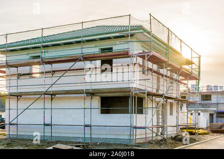 Tempo per il topping out Foto Stock