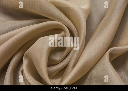 Panno lucido con sfondo beige tessile di vail Foto Stock