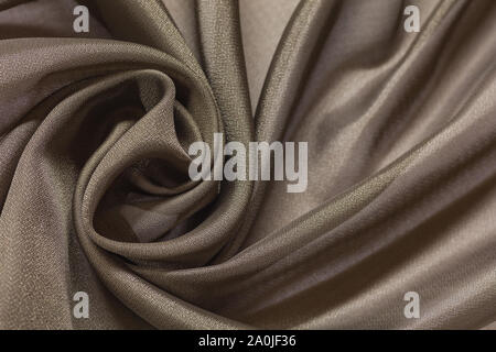 Panno lucido con sfondo beige tessile di vail Foto Stock