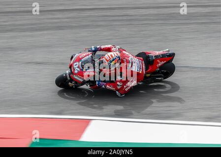 Aragona, Spagna. Xx Settembre, 2019. Dovizioso Credito: CORDON PREMERE/Alamy Live News Credito: CORDON PREMERE/Alamy Live News Foto Stock