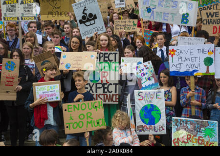 Norwich il cambiamento climatico strike Sep 20 2019 Foto Stock