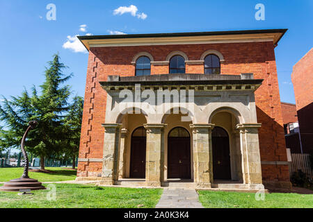 Bendigo, Victoria, Australia - 27 febbraio 2017. Vista esterna del centro storico di Dudley House di Bendigo, VIC. Fu costruita nel 1858-1859 da costruire Foto Stock