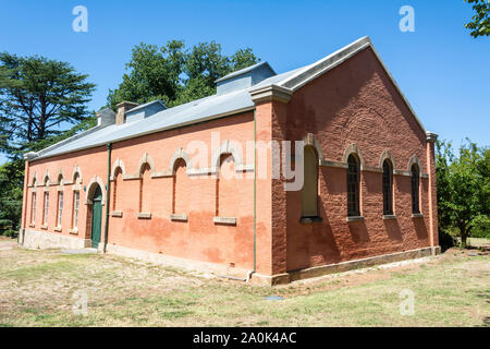 Maldon, Victoria, Australia - 1 marzo 2017. Vista esterna di Maldon Museo Distrettuale a Maldon, VIC. L'edificio risale al 1859 ed era originariamente u Foto Stock