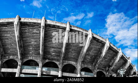 Edificio di costruzione di football Stadium , grande e bella Foto Stock