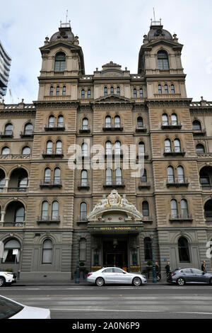 Hotel Windsor a Melbourne, Australia Foto Stock