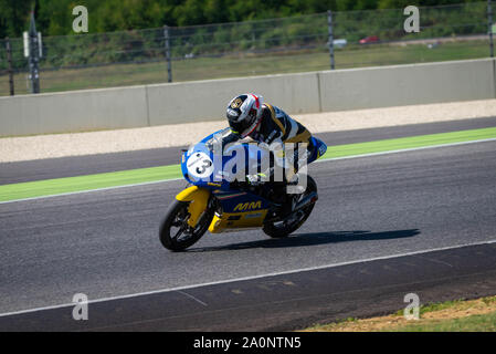 Mugello, Italia. Xxi Sep, 2019. 73 KOFLER Massimiliano - Team M&M- KTM durante il Civ Round 5° - Moto 3 - CIV - Campionato Italiano Velocità campionato - Credito: LPS/Andrea Pagin/Alamy Live News Foto Stock