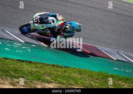 Mugello, Italia. Xxi Sep, 2019. 111- ZANONI KEVIN RGR TM RACING - TM durante il Civ Round 5° - Moto 3 - CIV - Campionato Italiano Velocità campionato - Credito: LPS/Andrea Pagin/Alamy Live News Foto Stock