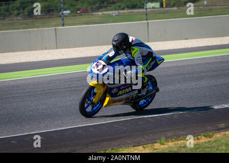 Mugello, Italia. Xxi Sep, 2019. 31- MARFURT NICOLAS - Team M&M - durante il Civ Round 5° - Moto 3 - CIV - Campionato Italiano Velocità campionato - Credito: LPS/Andrea Pagin/Alamy Live News Foto Stock