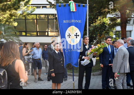 Reggio Calabria 14 set 2019 - Discesa della Madonna della Consolazione,Regione Calabria Credito: Giuseppe Andidero Foto Stock