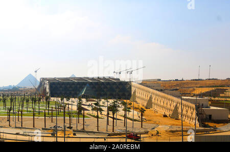 Il Cairo, Egitto. Xxi Sep, 2019. Una vista generale del nuovo Museo Egizio. Credito: Hassan Moahmed/dpa/Alamy Live News Foto Stock