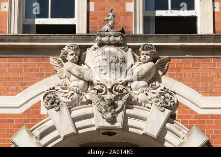 Storico fondatore di costruzione presso il Royal Holloway College nel Surrey, Regno Unito, parte dell'Università di Londra, e originariamente un collegio per educare le donne Foto Stock