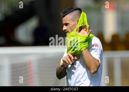 Benevento - Cosenza 1-0, Serie B, stadio Ciro Vigorito 21/09/2019, Christian Maggio Benevento - Cosenza 1-0, Serie B, Ciro Vigorito stadium 09/21/2019 Foto Stock