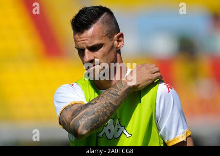 Benevento - Cosenza 1-0, Serie B, stadio Ciro Vigorito 21/09/2019, Christian Maggio Benevento - Cosenza 1-0, Serie B, Ciro Vigorito stadium 09/21/2019 Foto Stock