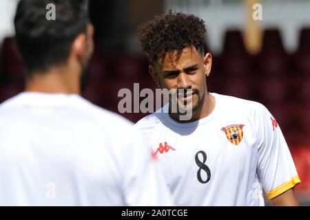 Benevento - Cosenza 1-0, Serie B, stadio Ciro Vigorito 21/09/2019, Andrès Tello Benevento - Cosenza 1-0, Serie B, Ciro Vigorito stadium 09/21/2019, un Foto Stock