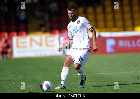 Benevento - Cosenza 1-0, Serie B, stadio Ciro Vigorito 21/09/2019, Bruccini Mirko Benevento - Cosenza 1-0, Serie B, Ciro Vigorito stadium 09/21/2019, Foto Stock