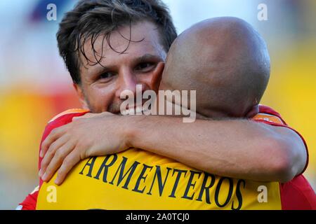 Benevento - Cosenza 1-0, Serie B, stadio Ciro Vigorito 21/09/2019, Samuel Armenteros Benevento - Cosenza 1-0, Serie B, Ciro Vigorito stadium 09/21/201 Foto Stock