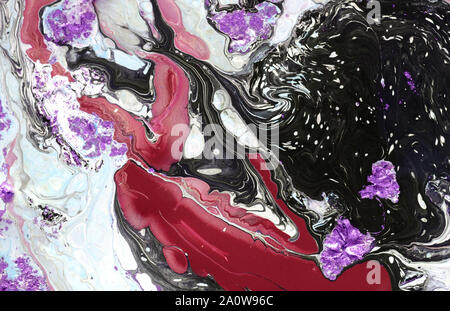 Fantastici modelli di colori e vernici Foto Stock