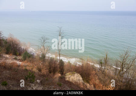 Costa sul Mar Baltico, Binz, Rügen Isola, Meclemburgo-Pomerania Occidentale, Germania, Europa Foto Stock