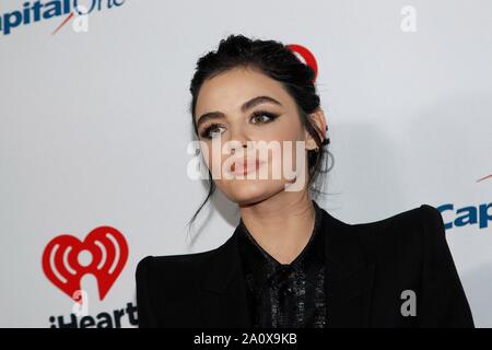 Lucy Hale presso gli arrivi per 2019 iHeartRadio Music Festival - SAT, T-Mobile Arena, Las Vegas NV, Settembre 21, 2019. Foto di: JA/Everett Collection Foto Stock