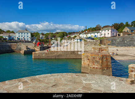 Charlestown Harbour, St Austell, Cornwall, Regno Unito. Foto Stock