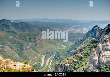 Monserrat, Spagna, immagine HDR Foto Stock