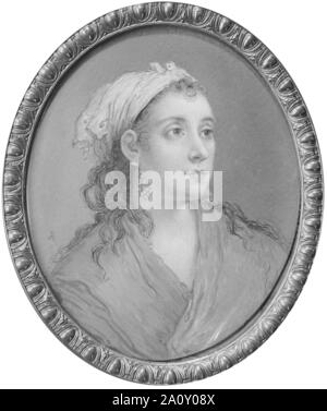 AGUSTINA DE ARAGON 1786/1857- MINIATURA GOUACHE SOBRE MARFIL-1865-ESCUELA ESPAÑOLA. Autore: ANTONIO TOMASICH de Haro. Posizione: Museo Lazaro Galdiano-COLECCION. MADRID. Spagna. Foto Stock