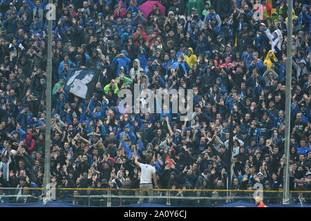 Parma, Italia, 22 settembre 2019, ventole ATALANTA durante l'Atalanta Vs Fiorentina - Calcio italiano di Serie A uomini campionato - Credito: LPS/Alessio Tarpini/Alamy Live News Foto Stock