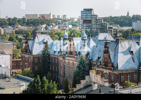 Bydgoszcz in Polonia. Vista panoramica della città Foto Stock