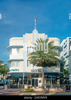 HOTEL MARLIN (©LAWRENCE MURRAY Dixon 1939) COLLINS AVENUE SOUTH BEACH MIAMI BEACH FLORIDA USA Foto Stock