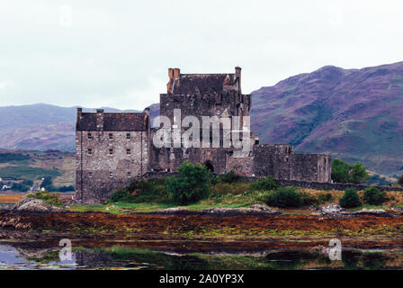 Dornie, Scozia; 27 Agosto 2019: Eilean Donan Castle Foto Stock