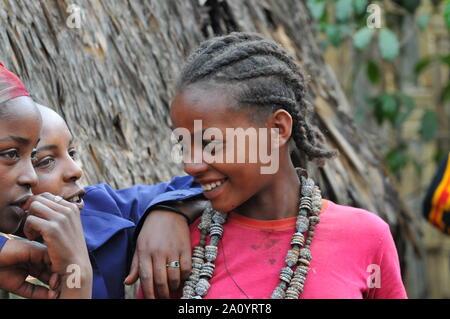 Giovani di Arba Minch Foto Stock