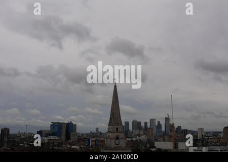 Una Piazza Alfieri, Spitalfields, Londra Foto Stock