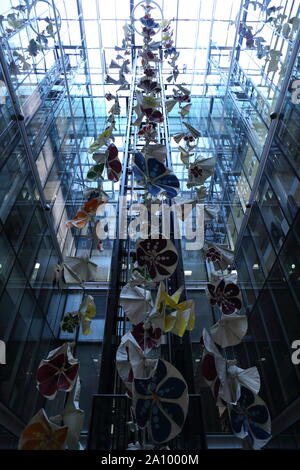 Una Piazza Alfieri, Spitalfields, Londra Foto Stock