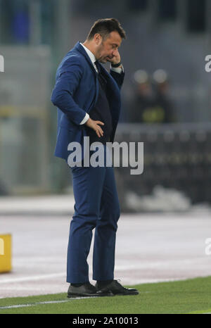 Roma, Italia. Il 22 settembre, 2019. Roma, Italia - 22 settembre 2019:ROBERTO D'AVERSA (PARMA) autobus durante il campionato italiano di una partita di calcio tra SS LAZIO E PARMA, allo Stadio Olimpico di Roma. Credit: Indipendente Agenzia fotografica/Alamy Live News Foto Stock