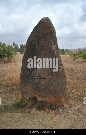 Sito di stele di Tiya Foto Stock