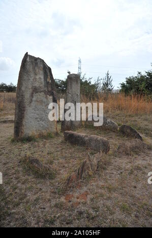 Sito di stele di Tiya Foto Stock