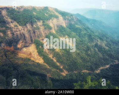 Grotta Arwah gorge, Cherrapunji, India. Foto Stock