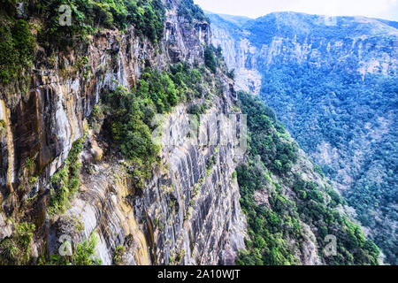 Grotta Arwah gorge, Cherrapunji, India. Foto Stock