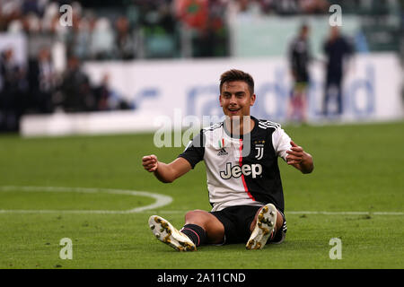 Torino, Italia. 21 settembre 2019. Campionato italiano A. Juventus FC vs Hellas Verona. Paulo Dybala della Juventus FC. Foto Stock