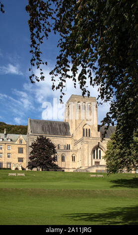 Ampleforth Abbey e College, Nr York, North Yorkshire, Foto Stock