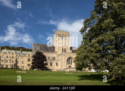 Ampleforth Abbey e College, Nr York, North Yorkshire, Foto Stock