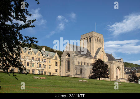 Ampleforth Abbey e College, Nr York, North Yorkshire, Foto Stock