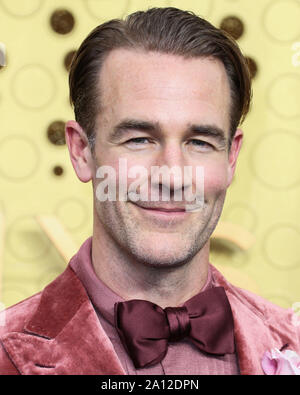 LOS ANGELES, CALIFORNIA, STATI UNITI D'America - 22 settembre: James Van Der Beek arriva in corrispondenza della settantunesima annuale di Primetime Emmy Awards tenutosi presso il Teatro di Microsoft L.A. Vivere il 22 settembre 2019 a Los Angeles, California, Stati Uniti. (Foto di Xavier COLLIN/Image Press Agency) Foto Stock