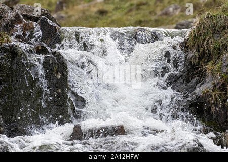 Caiston Beck cascate, sotto alta Hartsop Dodd e medio Dodd, Lake District, Cumbria, Inghilterra Foto Stock