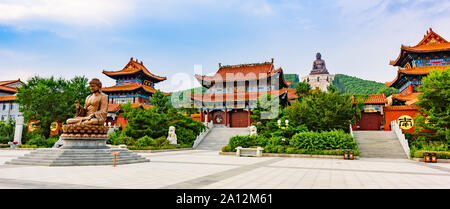 Di Jilin, Cina - 02 Settembre 2016: Panorama di Zhengjue Tempio. Foto Stock