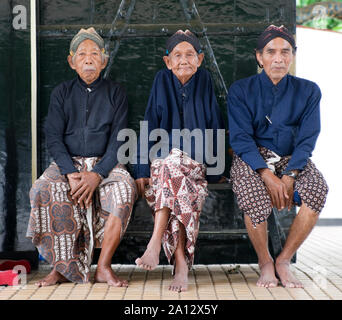 Fermi presso il Kraton, Yogyakarta, Java, Indonesia Foto Stock