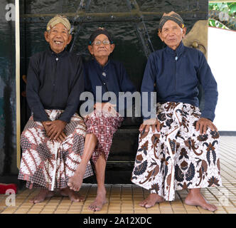 Fermi presso il Kraton, Yogyakarta, Java, Indonesia Foto Stock