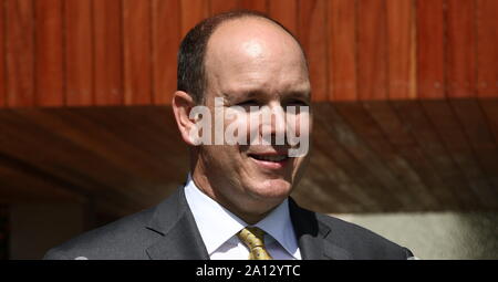 Principe Alberto di Monaco al Chelsea Flower Show, Londra, Regno Unito. Figlio del principe Ranieri 111 e di Grace. Sua madre Principessa di Monaco era l'attrice americana [ attore ] Grace Kelly. Le sorelle del principe Alberto sono Carolina, Principessa di Hannover e Principessa Stephanie. Pagina del portfolio Russell Moore. Foto Stock