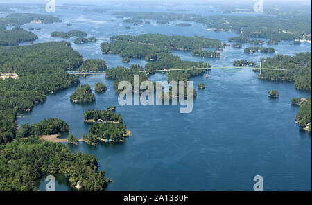 Le mille isole Bridge, Ontario Foto Stock